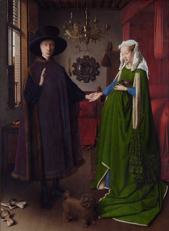 Giovanni Arnolfini and His wife Giovanna Cenami (mk08)